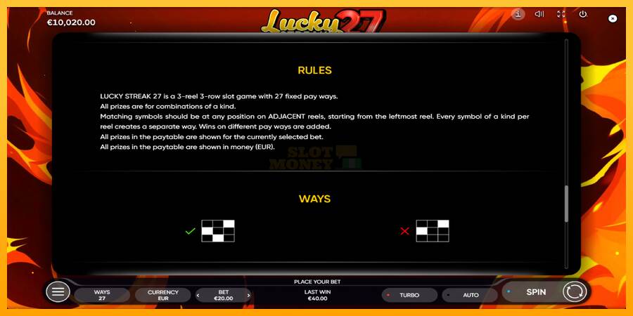 Lucky Streak 27 máquina de juego por dinero, imagen 7