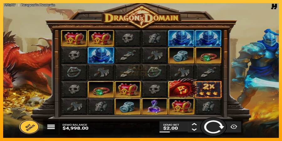 Dragons Domain máquina de juego por dinero, imagen 2