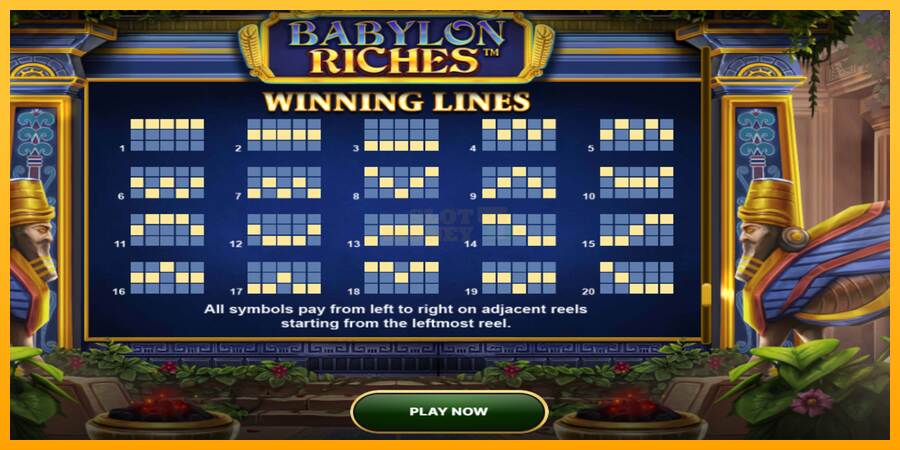 Babylon Riches máquina de juego por dinero, imagen 5