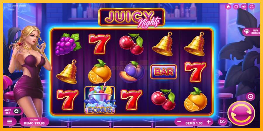 Juicy Nights máquina de juego por dinero, imagen 2