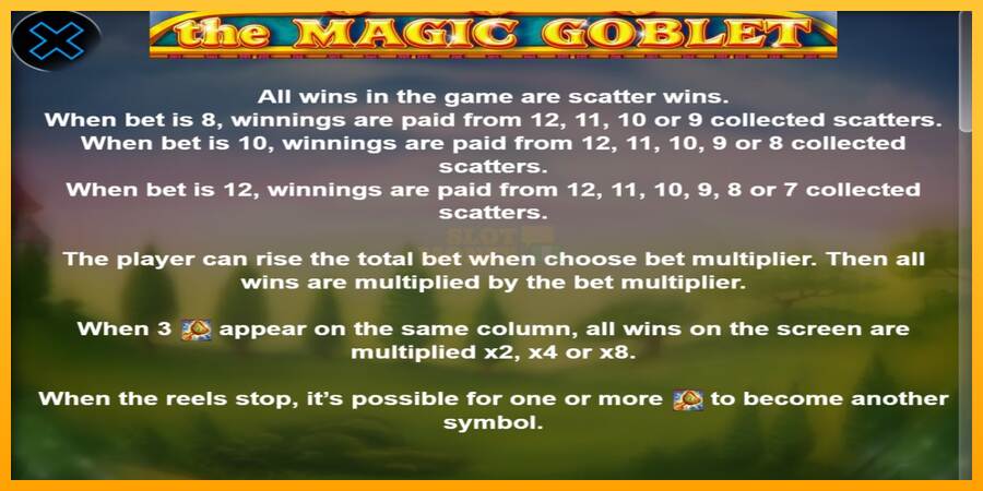 The Magic Goblet máquina de juego por dinero, imagen 4