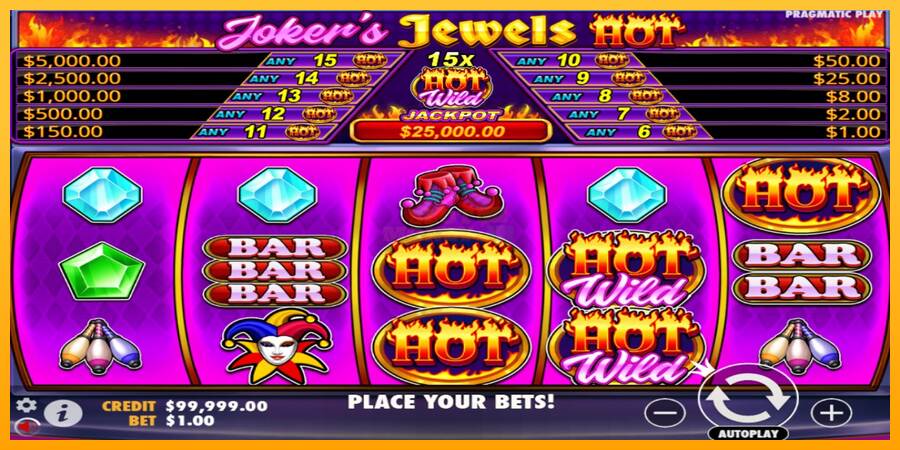 Jokers Jewels Hot máquina de juego por dinero, imagen 1