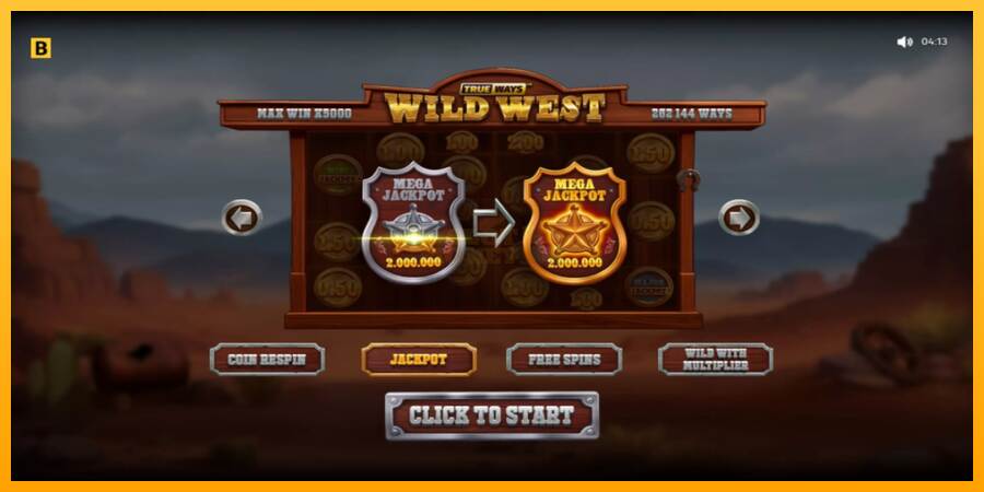 Wild West Trueways máquina de juego por dinero, imagen 1