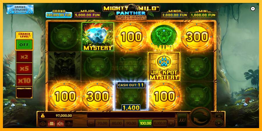 Mighty Wild: Panther Grand Diamond Edition máquina de juego por dinero, imagen 3