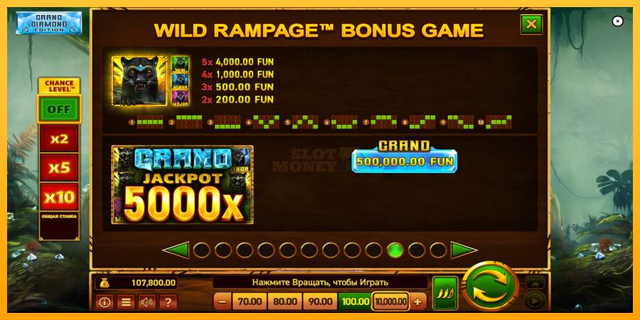 Mighty Wild: Panther Grand Diamond Edition máquina de juego por dinero, imagen 7