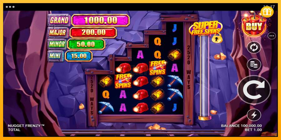 Nugget Frenzy máquina de juego por dinero, imagen 1