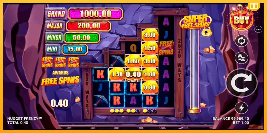 Nugget Frenzy máquina de juego por dinero, imagen 2