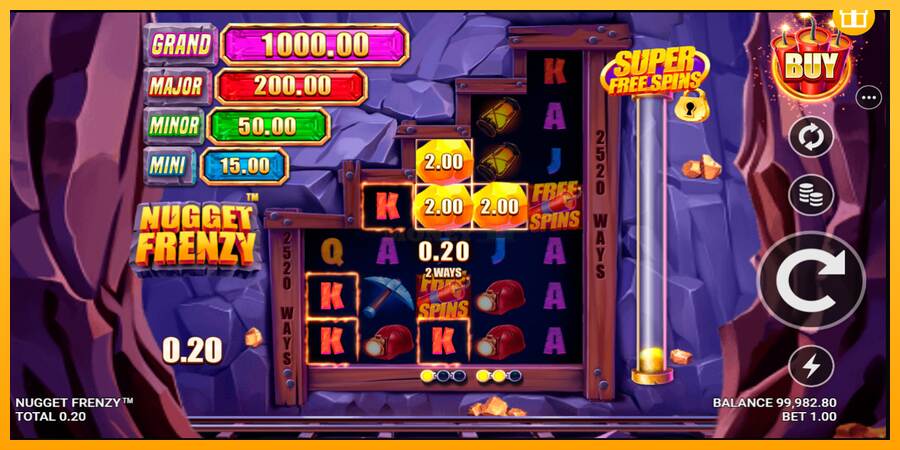 Nugget Frenzy máquina de juego por dinero, imagen 3