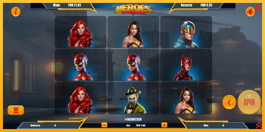 Heroes of Fortune máquina de juego por dinero, imagen 2