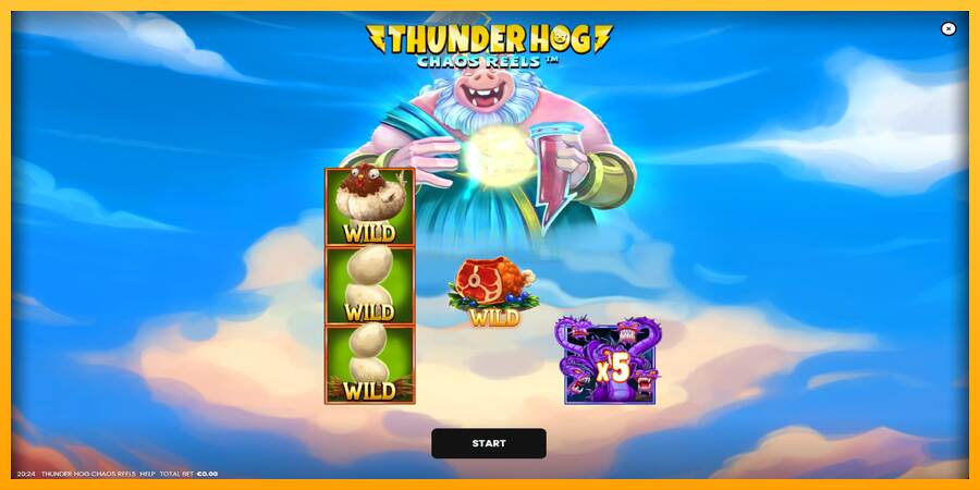 Thunder Hog Chaos Reels máquina de juego por dinero, imagen 1