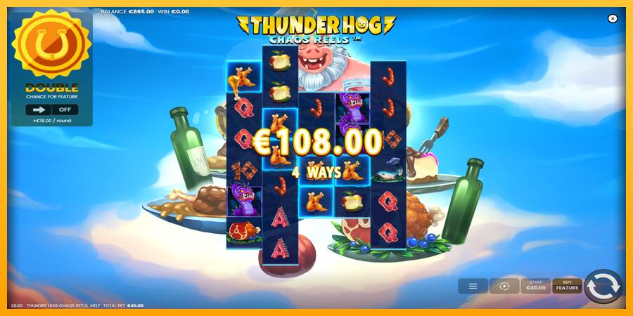 Thunder Hog Chaos Reels máquina de juego por dinero, imagen 3