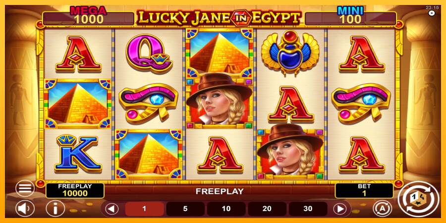 Lucky Jane in Egypt Hold & Win máquina de juego por dinero, imagen 2