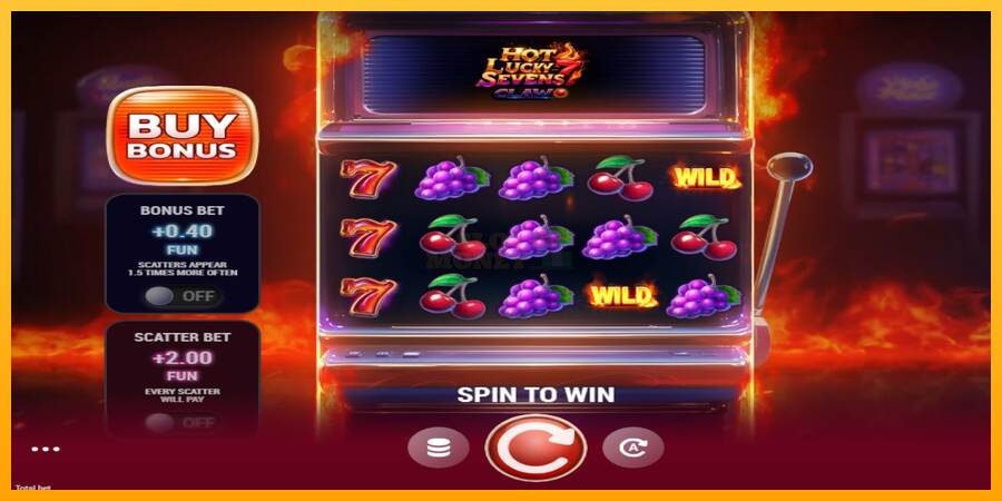 Hot Lucky Sevens Claw máquina de juego por dinero, imagen 1