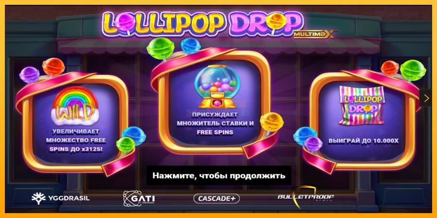 Lollipop Drop MultiMax máquina de juego por dinero, imagen 1