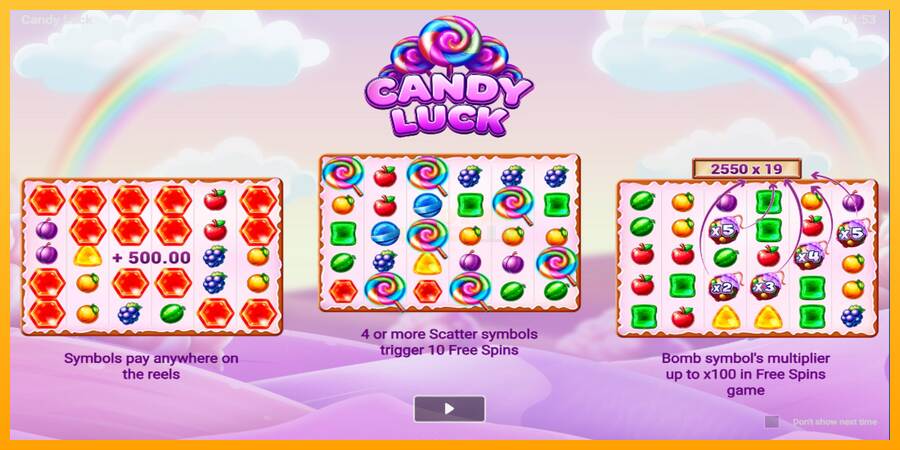 Candy Luck máquina de juego por dinero, imagen 1