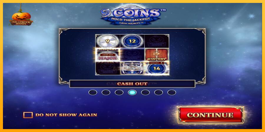 9 Coins Grand Platinum Edition Halloween Jackpot máquina de juego por dinero, imagen 1