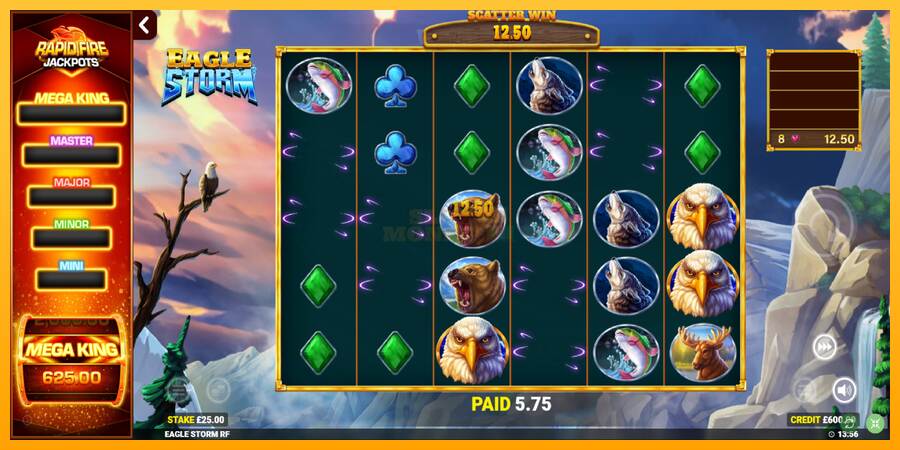 Eagle Storm Rapid Fire Jackpots máquina de juego por dinero, imagen 4