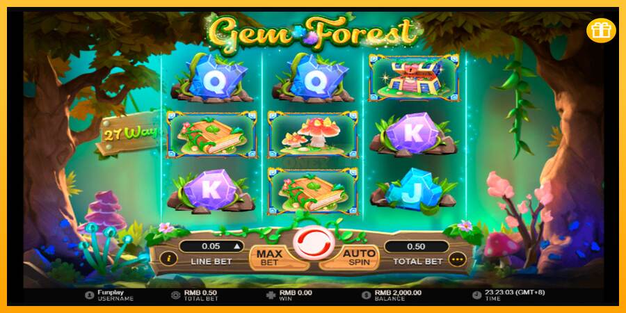 Gem Forest máquina de juego por dinero, imagen 1