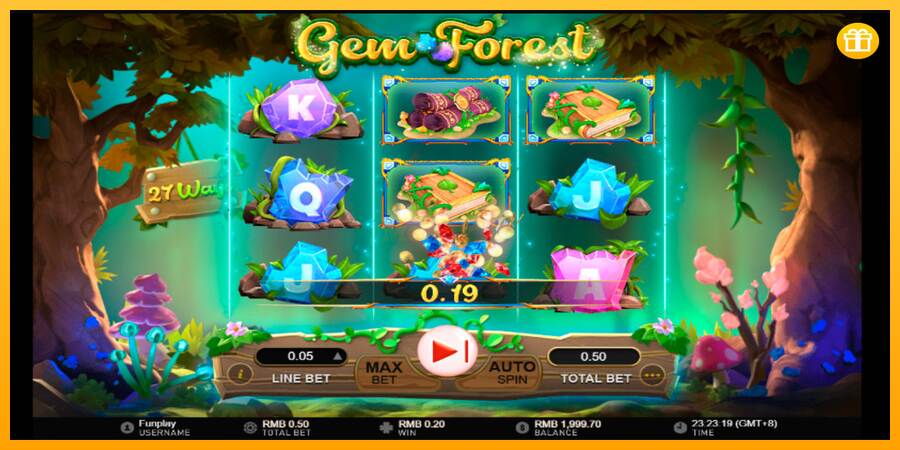 Gem Forest máquina de juego por dinero, imagen 2