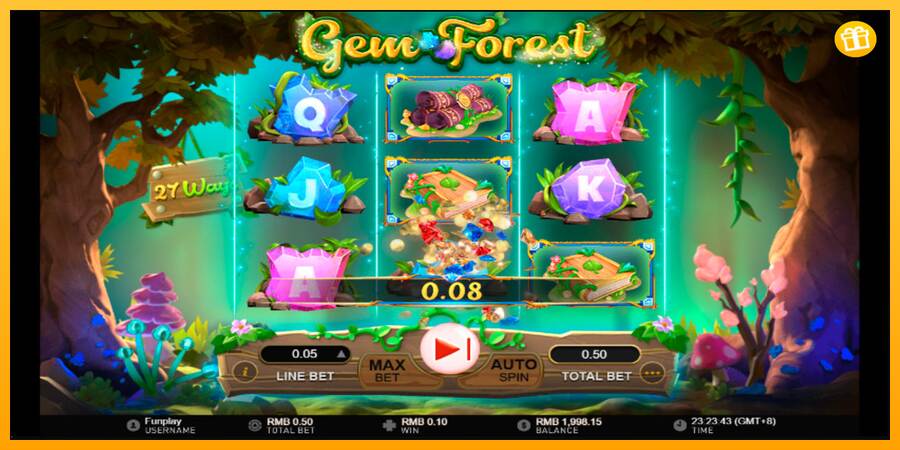 Gem Forest máquina de juego por dinero, imagen 4