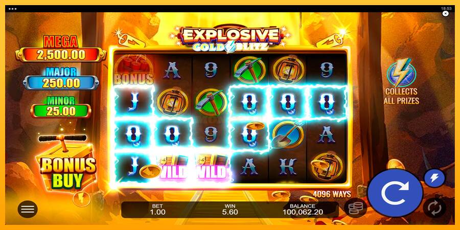 Explosive Gold Blitz máquina de juego por dinero, imagen 5