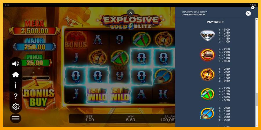 Explosive Gold Blitz máquina de juego por dinero, imagen 6