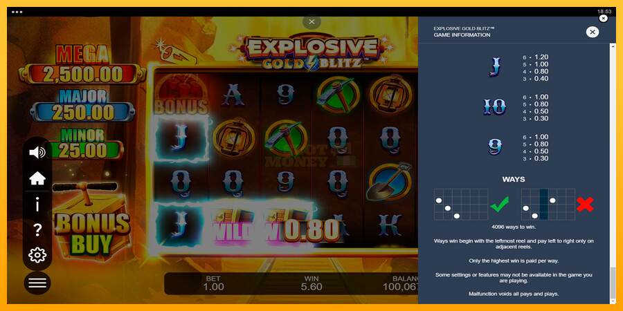 Explosive Gold Blitz máquina de juego por dinero, imagen 7