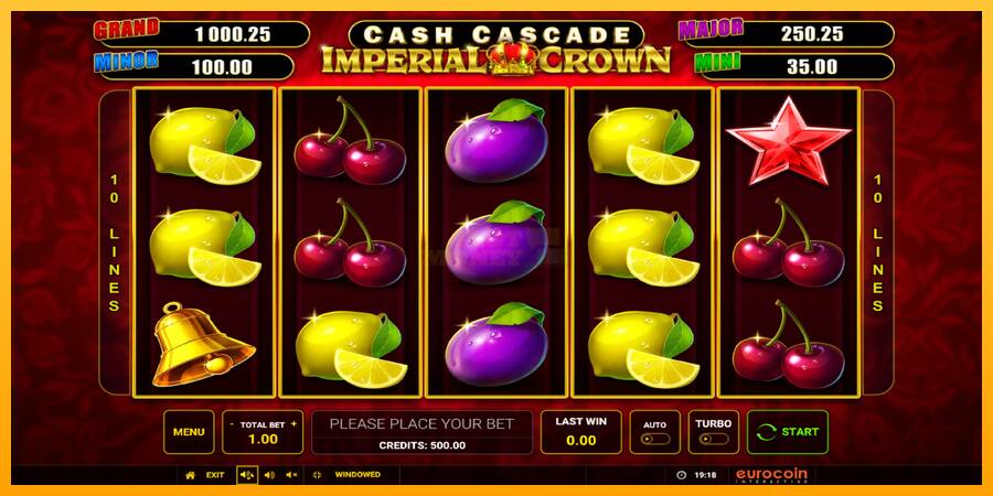 Cash Cascade Imperial Crown máquina de juego por dinero, imagen 1