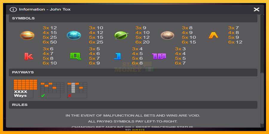 John Tox máquina de juego por dinero, imagen 4