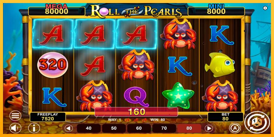 Roll The Pearls Hold & Win máquina de juego por dinero, imagen 4