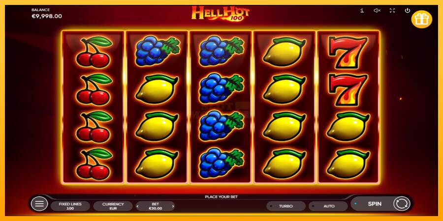 Hell Hot 100 máquina de juego por dinero, imagen 1