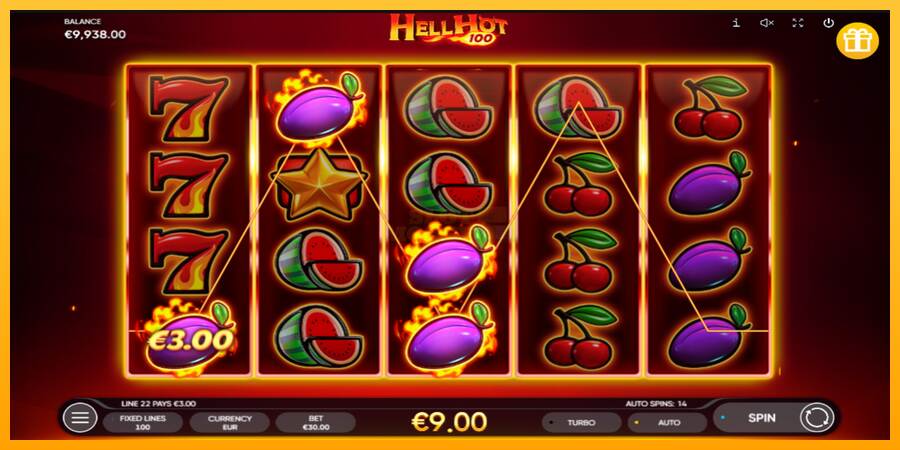 Hell Hot 100 máquina de juego por dinero, imagen 2