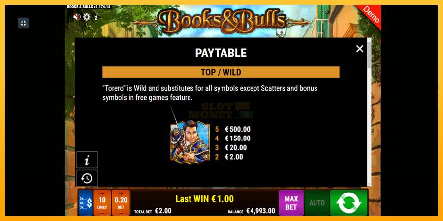 Books Bulls máquina de juego por dinero, imagen 6