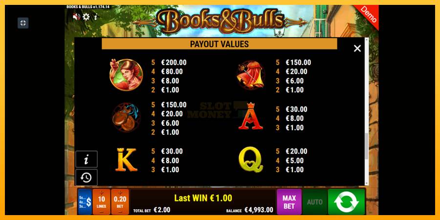 Books Bulls máquina de juego por dinero, imagen 7