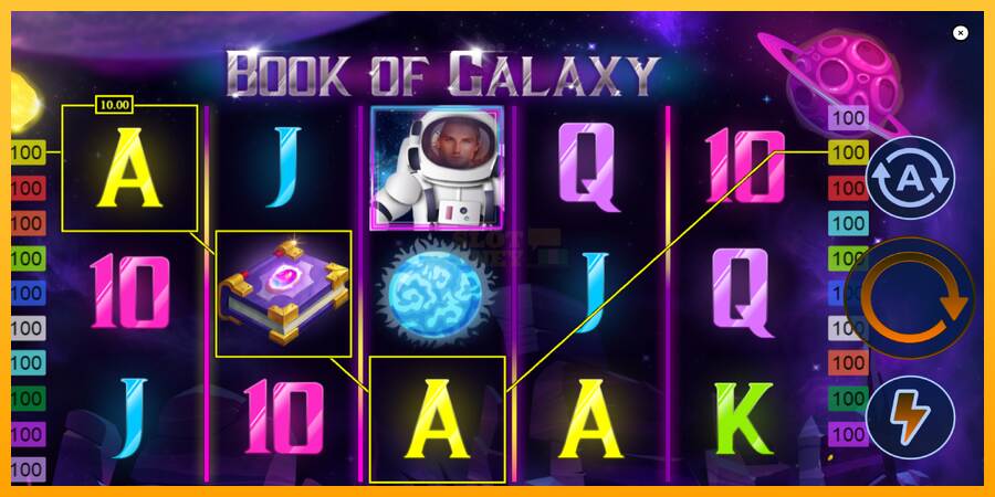 Book of Galaxy máquina de juego por dinero, imagen 3