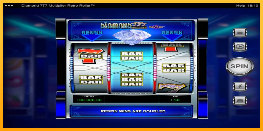 Diamond 777 Multiplier Retro Roller máquina de juego por dinero, imagen 2