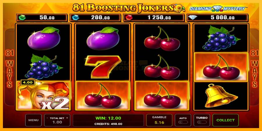 Diamond Mystery - 81 Boosting Jokers máquina de juego por dinero, imagen 3