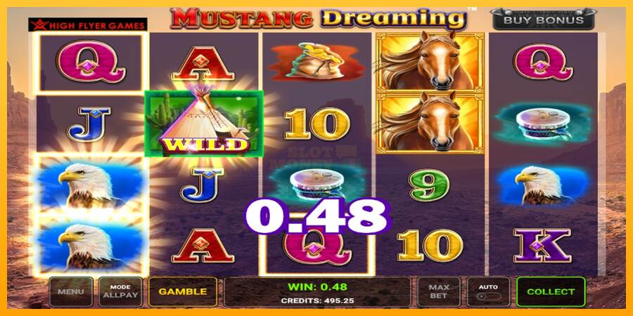 Mustang Dreaming máquina de juego por dinero, imagen 3