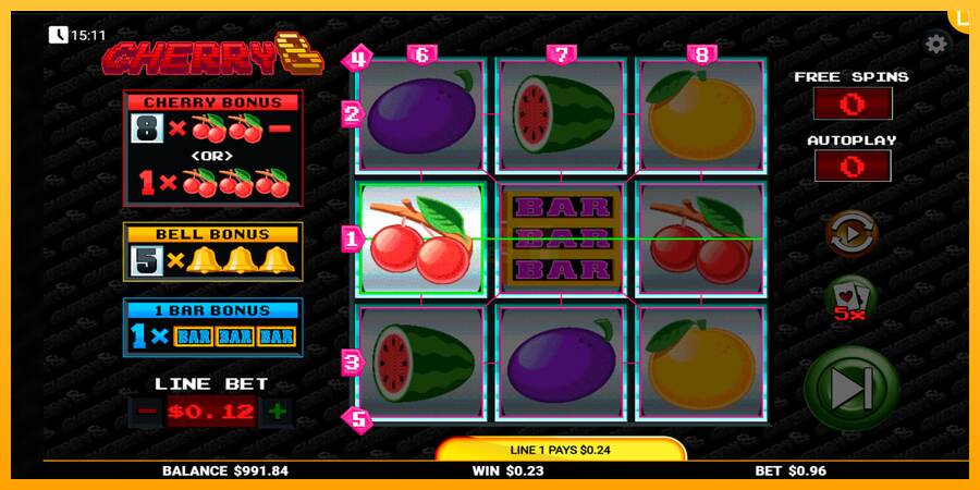 Cherry8 máquina de juego por dinero, imagen 3