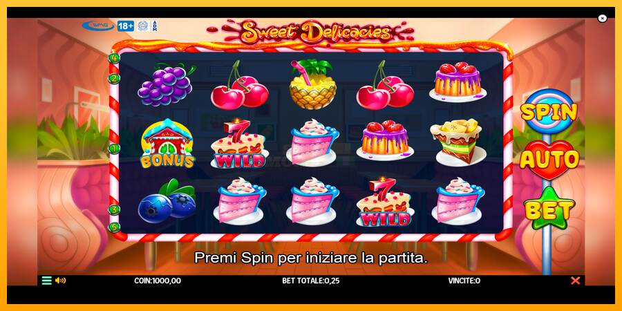 Sweet Delicacies máquina de juego por dinero, imagen 1