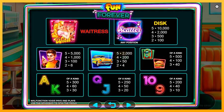 Fun Forever máquina de juego por dinero, imagen 5