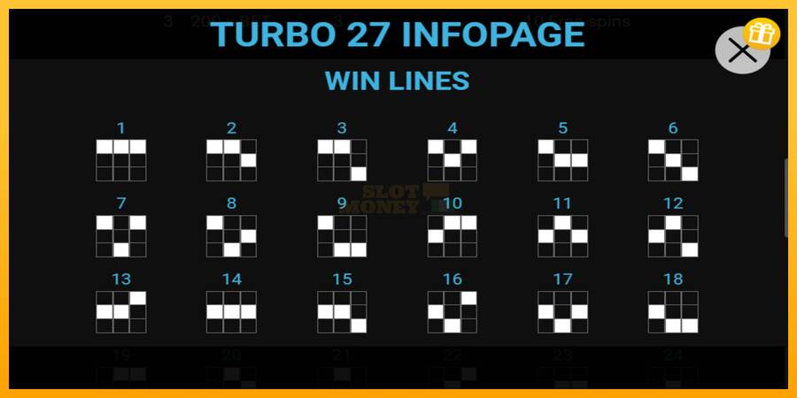 Turbo 27 máquina de juego por dinero, imagen 4