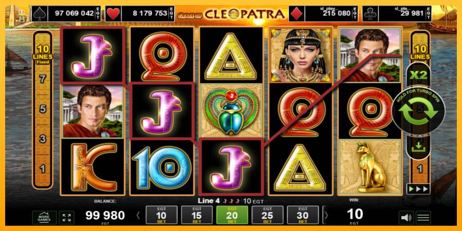 Grace of Cleopatra máquina de juego por dinero, imagen 2