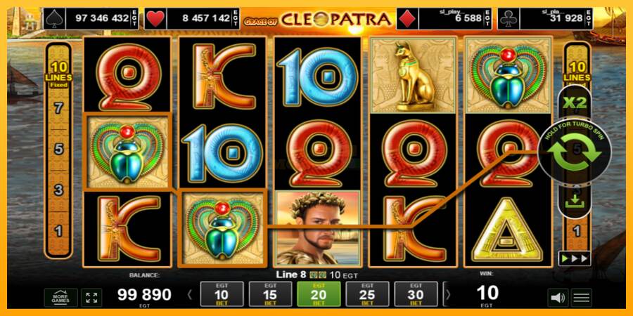 Grace of Cleopatra máquina de juego por dinero, imagen 3