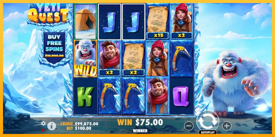 Yeti Quest máquina de juego por dinero, imagen 3