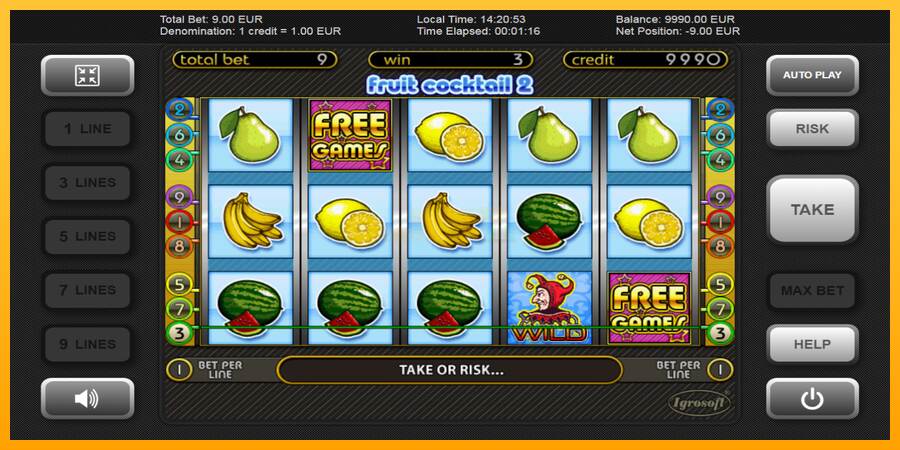 Fruit Cocktail 2 máquina de juego por dinero, imagen 2