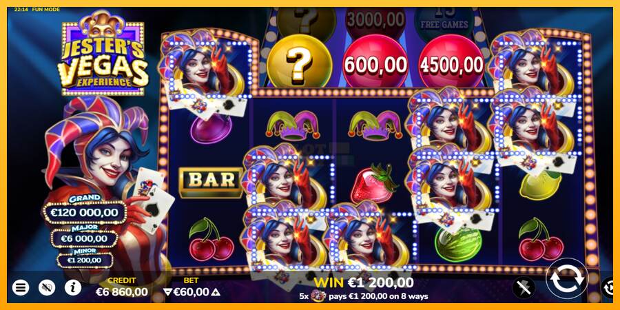 Jesters Vegas Experience máquina de juego por dinero, imagen 4