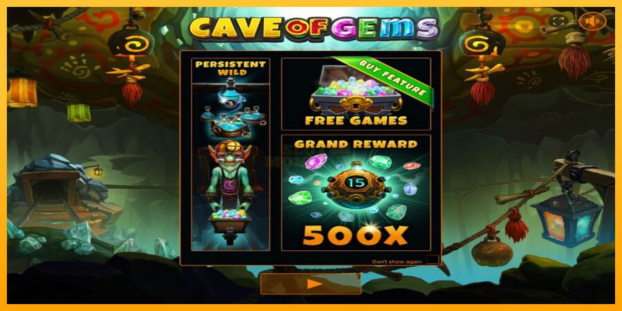 Cave of Gems máquina de juego por dinero, imagen 1