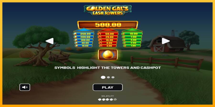 Golden Gal’s Cash Tower máquina de juego por dinero, imagen 1