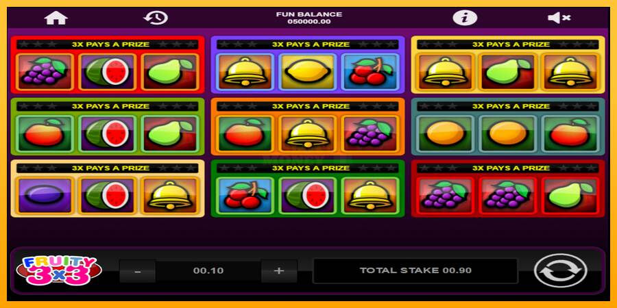 Fruity 3x3 máquina de juego por dinero, imagen 1